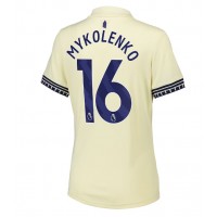 Stroje piłkarskie Everton Vitaliy Mykolenko #16 Koszulka Wyjazdowej dla damskie 2025-26 Krótki Rękaw
